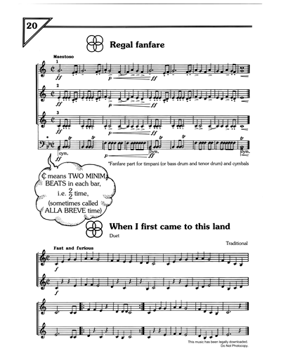 'Regal Fanfare' & 'When I First Came To this Land' — Richard Duckett