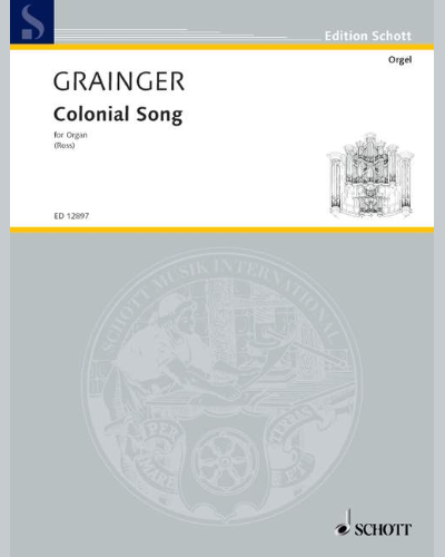 Colonial Song, op. 1 — 珀西·格兰杰