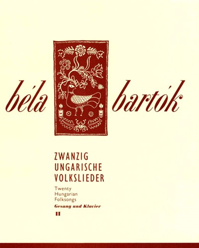20 Hungarian Folksongs, Vol. 2 — Béla Bartók
