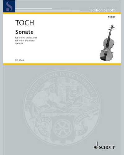 Sonata, op. 44 — 恩斯特·托赫