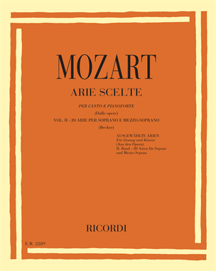 Selected Arias for Soprano and Mezzo-soprano, Vol. 2 — 莫扎特