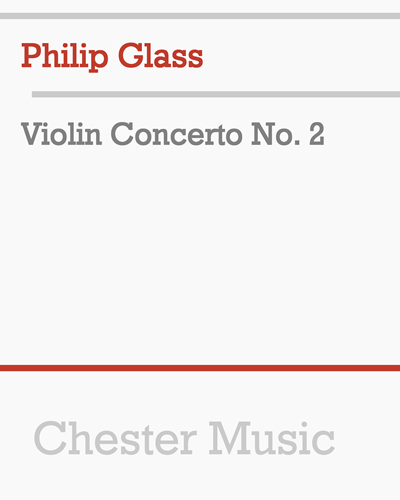 Violin Concerto No. 2, 'The American Four Seasons' — 菲利普·格拉斯