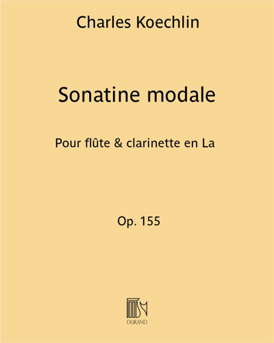 Sonatine modale, op. 155 — 夏尔·凯什兰