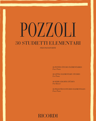 30 Studietti elementari — Ettore Pozzoli