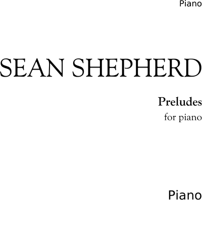 Twenty-four Preludes — Sean Shepherd