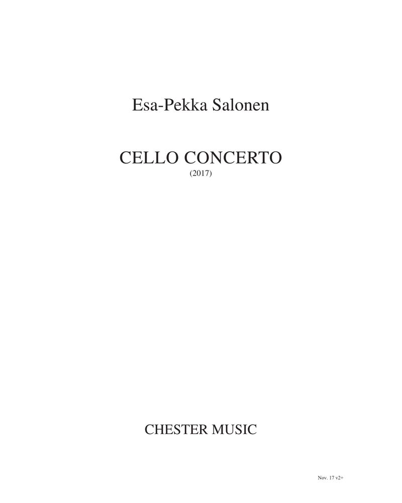 Cello Concerto — Esa-Pekka Salonen