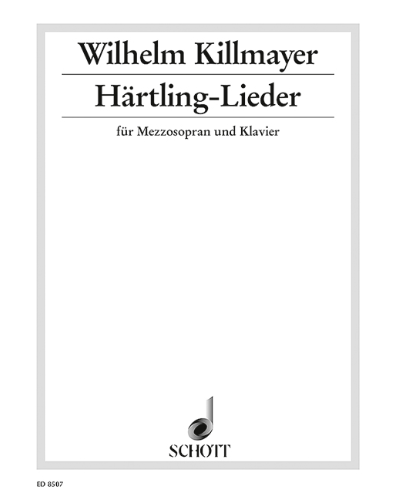 9 Songs to Poems from Peter Härtling — Wilhelm Killmayer