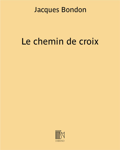 Le chemin de croix — Jacques Bondon