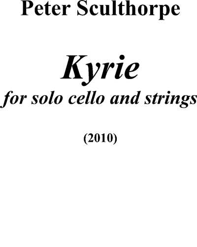 Kyrie, op. 374 — 彼得·斯克尔索普