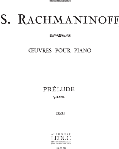 Prelude, op. 3 No. 2 — 拉赫玛尼诺夫