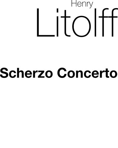 Scherzo Concerto, op. 123 — Henry Litolff