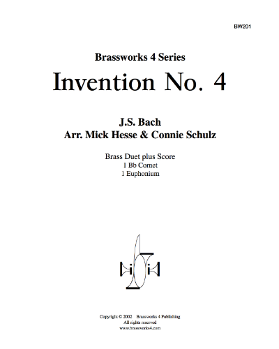 Invention No. 4, BWV 775 — Johann Sebastian Bach