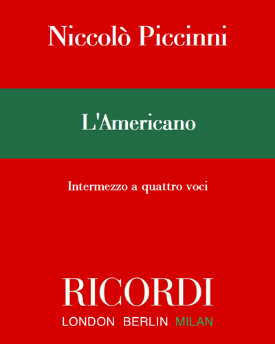 L'Americano — Niccolò Piccinni