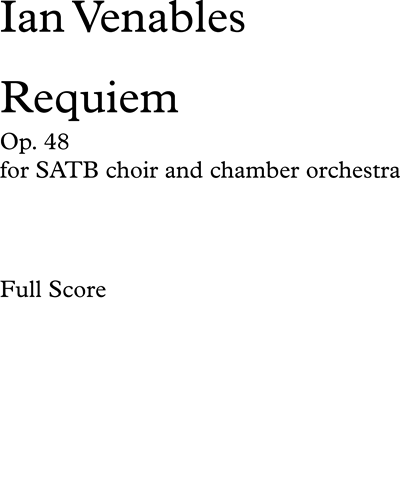 Requiem, op. 48 — Ian Venables