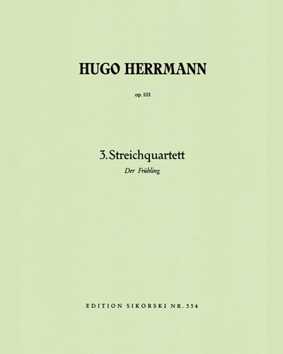 String Quartet No. 3 — Hugo Herrmann