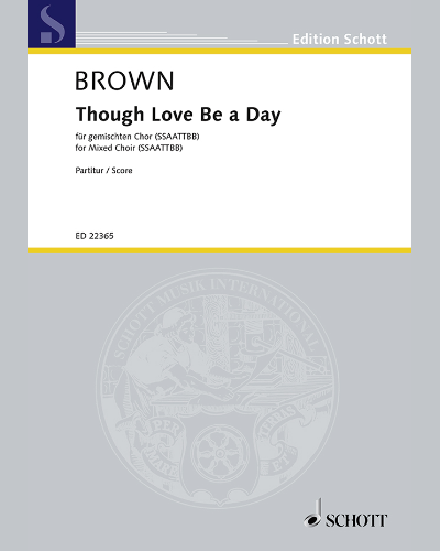 Though Love Be a Day — Matthew Brown