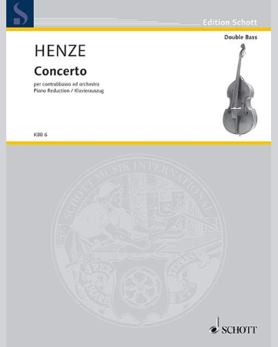 Concerto for Double Bass and Orchestra — 亨策