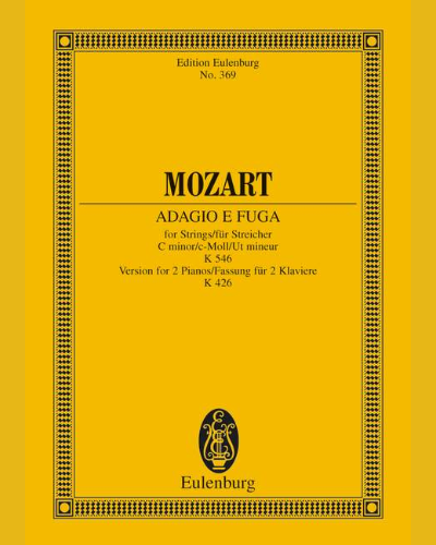 Adagio and Fugue in C minor — 莫扎特
