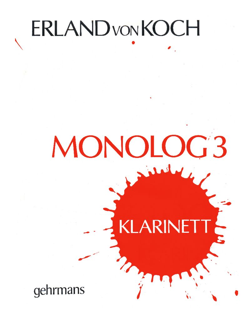 Monolog 3 — Erland von Koch