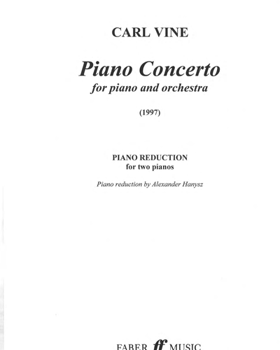 Piano Concerto No. 1 — 卡尔·维恩