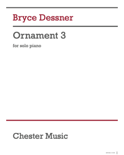 Ornament 3 (piano version) — Bryce Dessner
