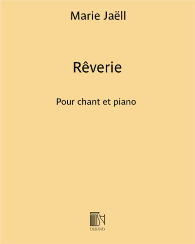 Rêverie (Extract No. 1 from 'Les Orientales') — Marie Jaëll