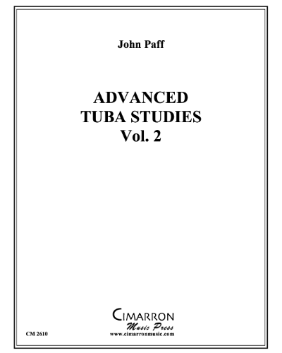 Advanced Tuba Studies, Vol. 2 — John Paff