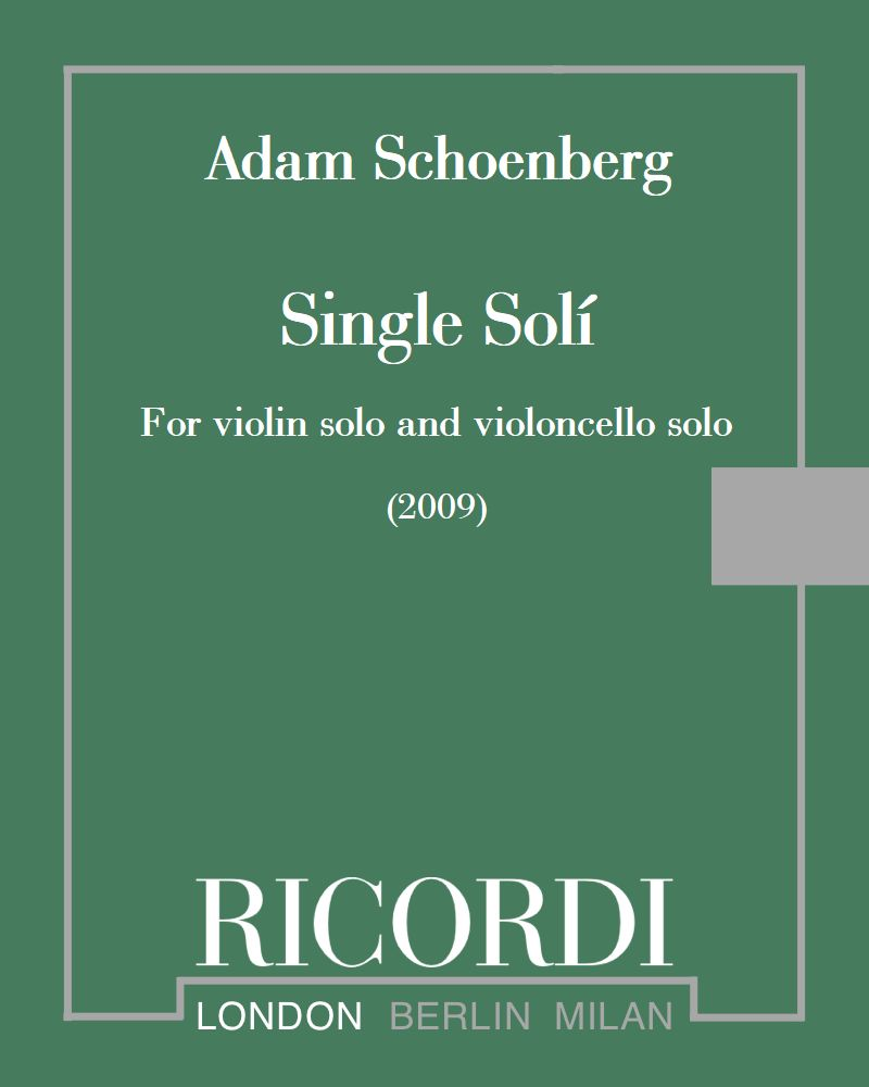 Single Solí — Adam Schoenberg