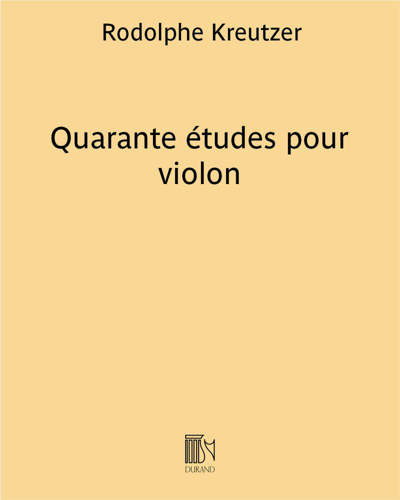 Forty Études for Violin — 克鲁采