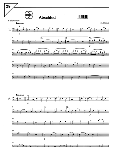 Abschied — 传统