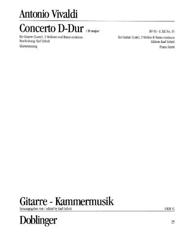 Concerto in D major, RV 93 — 维瓦尔第