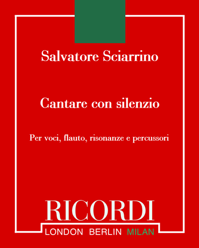 Cantare con silenzio — 夏里诺