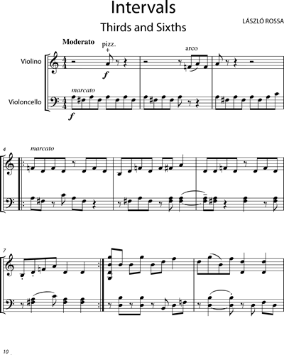 Colourstrings ABC: Duos for Violin and Cello, Vol. 3 — László Rossa