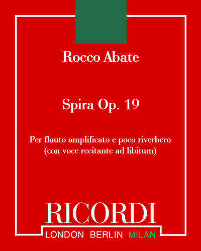 Spira, op. 19 — Rocco Abate