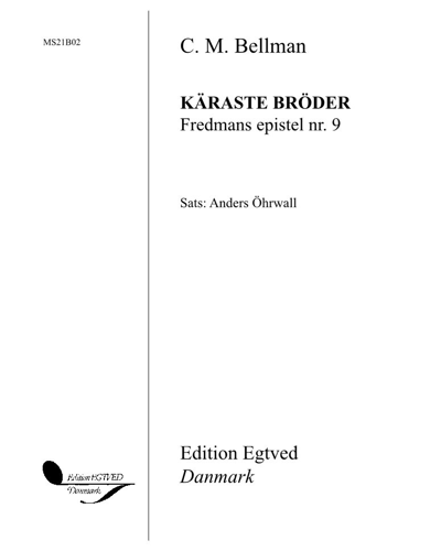 Käraste bröder — Carl Michael Bellman