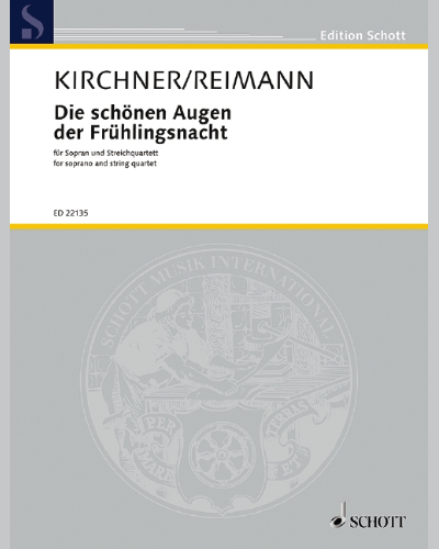 Die schönen Augen der Frühlingsnacht — Aribert Reimann