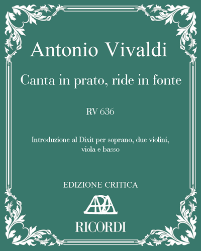 Canta in prato, ride in fonte, RV 636 — 维瓦尔第