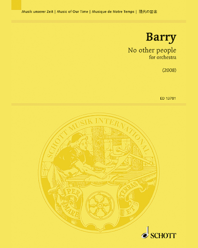 No other people — Gerald Barry