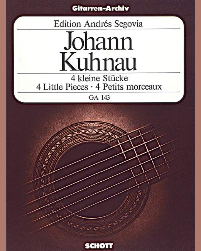 Quatre petits morceaux — Johann Kuhnau