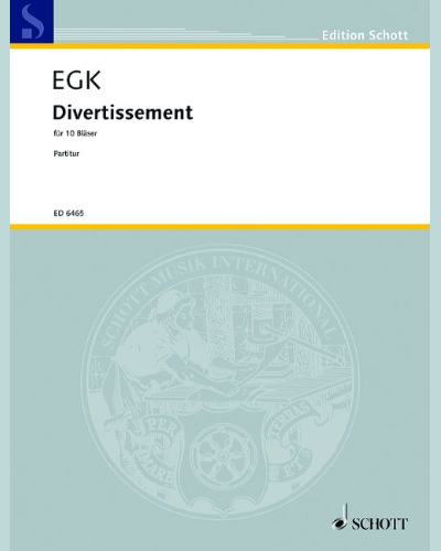 Divertissement — Werner Egk