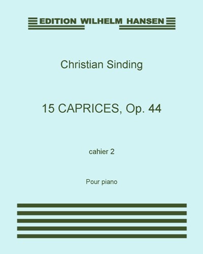 15 Caprices, op. 44: Cahier 2 — 克里斯蒂安·辛丁
