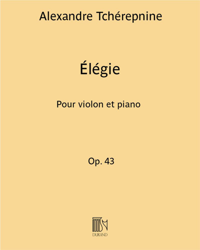 Élégie, op. 43 — 齐尔品