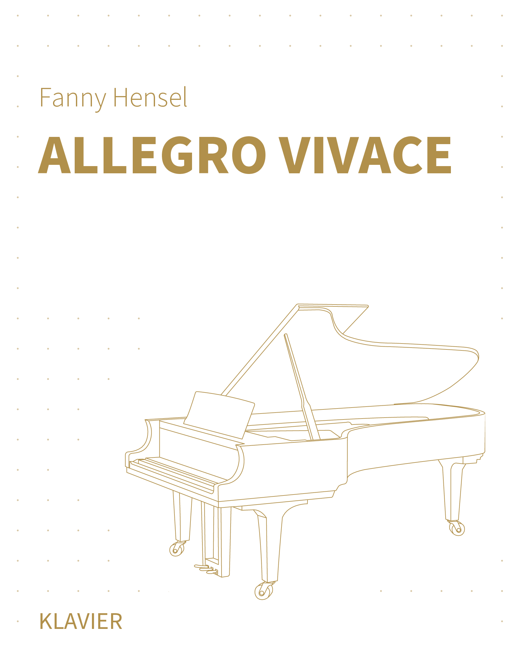 Allegro vivace (No. 2 from '4 Lieder, op. 6') — 范妮·门德尔松