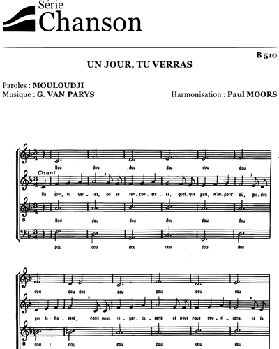 Un jour, tu verras — Paul Moors