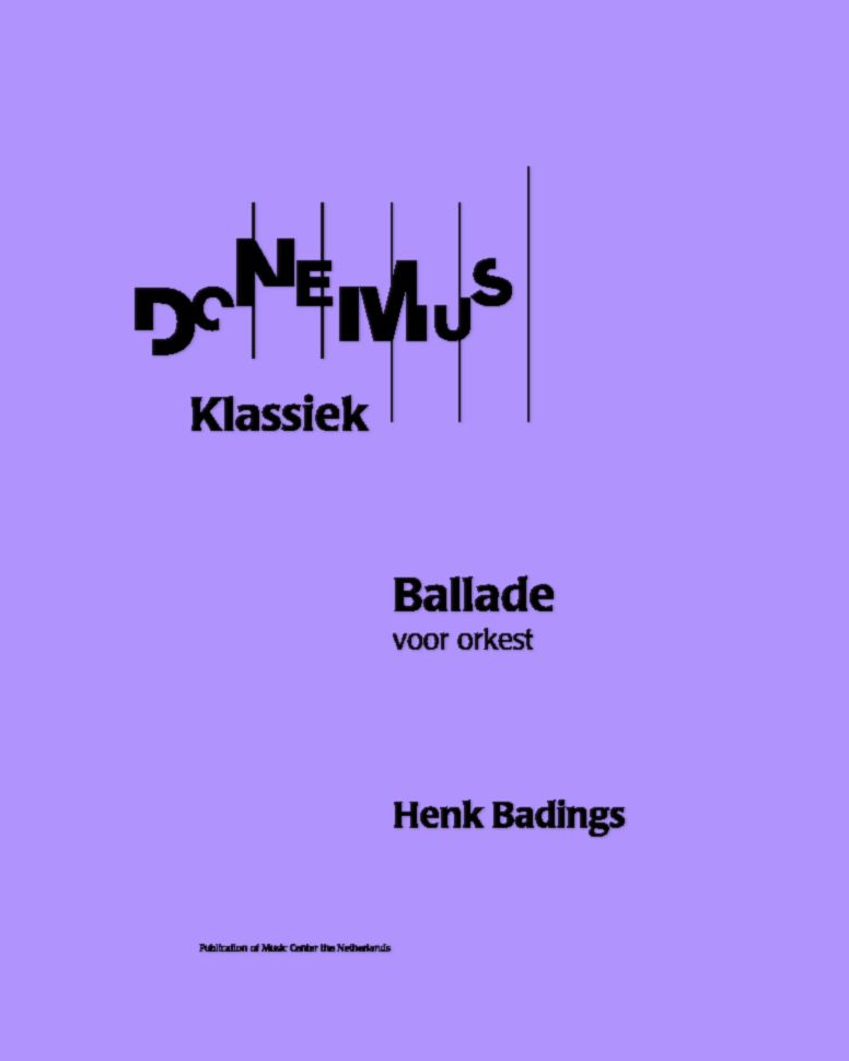 Ballade — Henk Badings