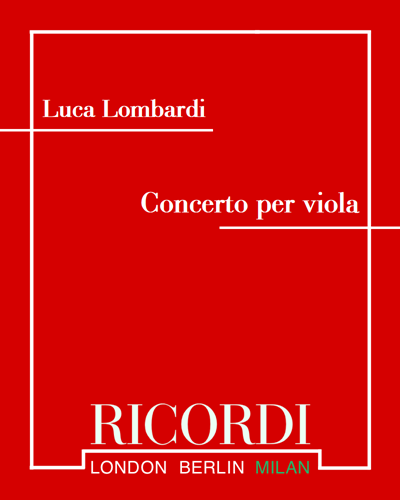 Concerto for Viola — Luca Lombardi