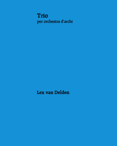 Trio, op. 44 — Lex van Delden