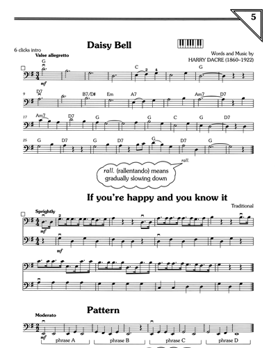"Daisy Bell" & "If You're Happy And You Know It" — Harry Dacre