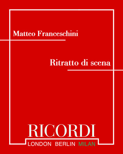 Ritratto di scena — Matteo Franceschini