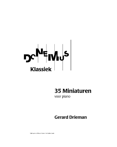 35 Miniatures — Gerard Drieman